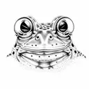 JAPANESE FROG tattoo design idea