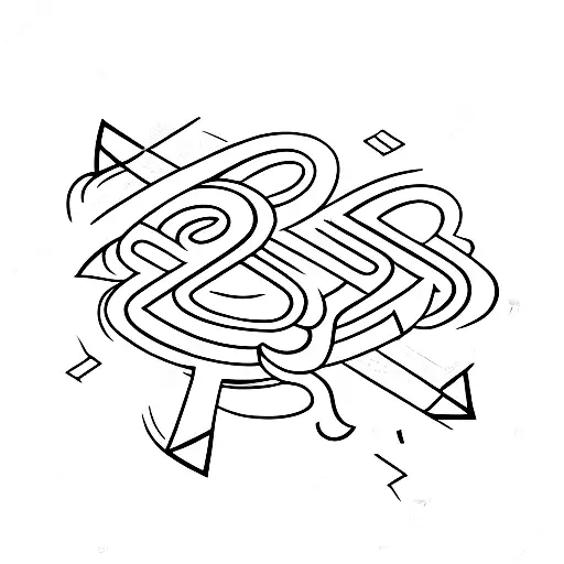 boomerang with inscription what if tattoo design idea
