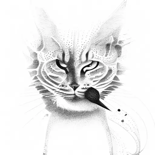 the constant tug between solitude and company tattoo design idea