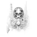 mind over matter tattoo design idea