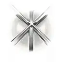 Christian Cross with 3 scroll around it tattoo design idea
