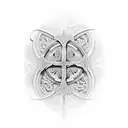 banner Cross  tattoo design idea