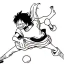 monkey d luffy tattoo design idea