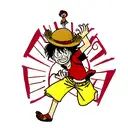 monkey d luffy tattoo design idea