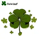 five leaf clover tattoo design idea