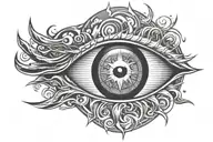 Sharingan eye tattoo design idea