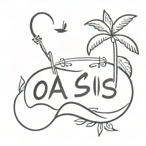 oasis music themed tattoo tattoo design idea
