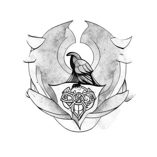 Ragnar lodbrok with a raven tattoo design idea