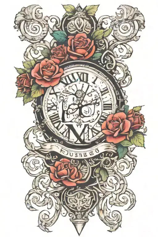 september 19 2022 roman numerals tattoo design idea