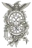 september 19 2022 roman numerals tattoo design idea