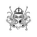 queen chess tattoo design idea
