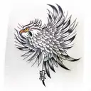 Phoenix tattoo design idea