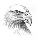 bald eagles tattoo design idea