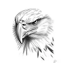 bald eagles tattoo design idea