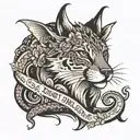 I doubt therefore, I think therefore I am tattoo design idea