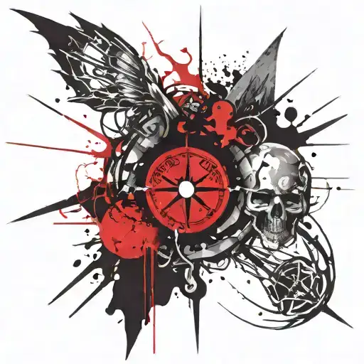 seal of Lucifer tattoo design idea