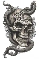 dark mark tattoo design idea