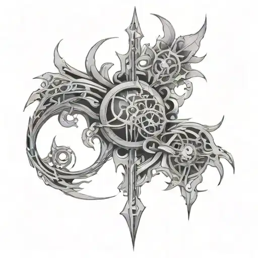 Cybersigilism tattoo design idea