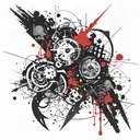 Cybersigilism tattoo design idea