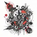 Cybersigilism tattoo design idea