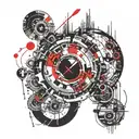 Cybersigilism tattoo design idea