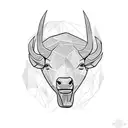 buffalo tattoo design idea