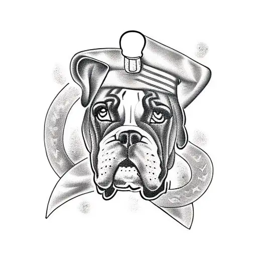 boxer tattoo design idea