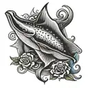 sting ray tattoo design idea