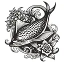 sting ray tattoo design idea