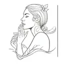 Self discovery  Growth   Breath inhale exhale  Discovering emotions and feelings ( hidden side of your character)   tattoo design idea
