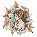 Self discovery  Growth   Breath inhale exhale  Discovering emotions and feelings ( hidden side of your character)   tattoo design idea