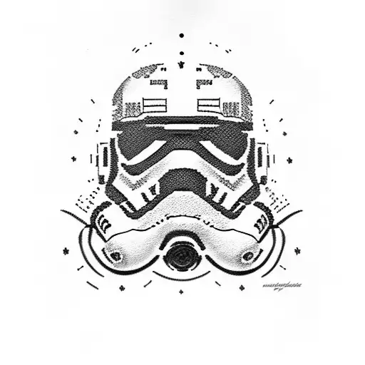 mario and Luigi star wars tattoo design idea