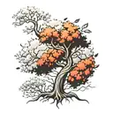tree representing respect tattoo design idea