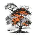 tree representing respect tattoo design idea