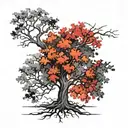 tree representing respect tattoo design idea