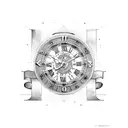 1969 in roman numerals tattoo design idea