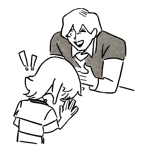 A boy and a girl doing a sign to "stay quiet" with the hand tattoo design idea