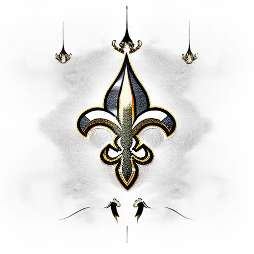 New Orleans Saints tattoo design idea