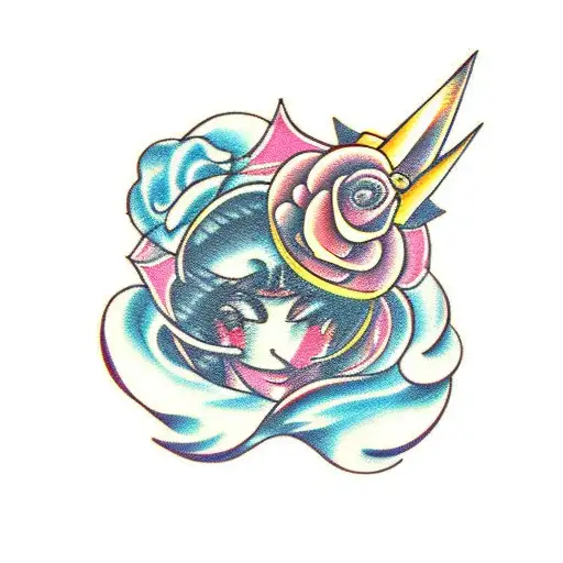 sailor moon tattoo design idea