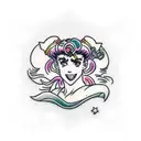 sailor moon tattoo design idea