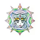 sailor moon tattoo design idea