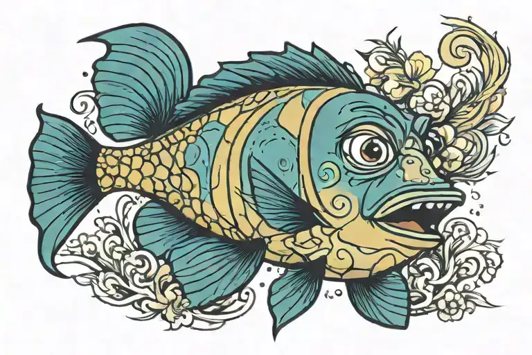 dory keep swimming tattoo design idea