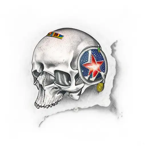 fallen soldier tattoo design idea