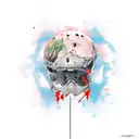 fallen soldier tattoo design idea