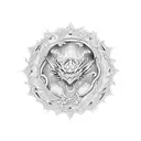 Dragon mandala  tattoo design idea