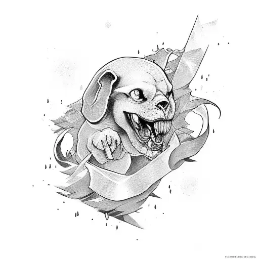 lover and fighter  tattoo design idea