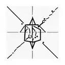 chains and daggers tattoo design idea