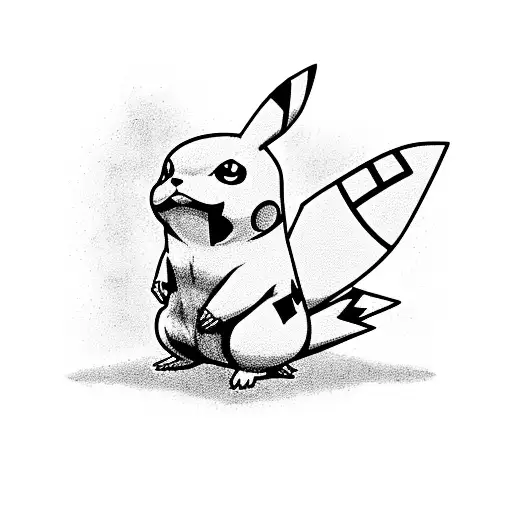 Pikachu militaire  tattoo design idea