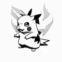 Pikachu militaire  tattoo design idea