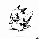Pikachu militaire  tattoo design idea